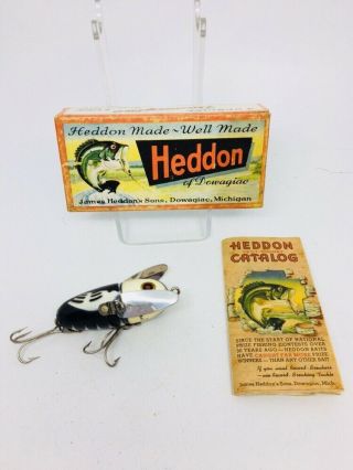 Vintage Heddon Wood Crazy Crawler 2120 Fishing Lure Minty Look