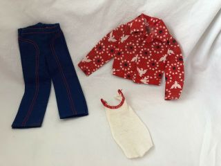 Vintage Ken Doll 9127 Best Buy Fashion Red Patriot Shirt Blue Pants Complete