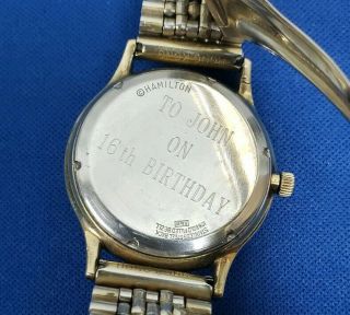 Vintage Hamilton Thin O Matic Mens Watch Wristwatch Cal.  620 Automatic 7