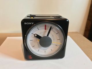 Vintage Sony ICF - A10W Clock Radio With Box 6