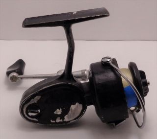 Vintage Garcia Mitchell 308 Spinning Reel w/Partial Spool of Line Made in France 4