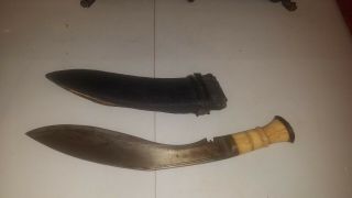 Antique Bone Handle Knife,  Sword 15 "