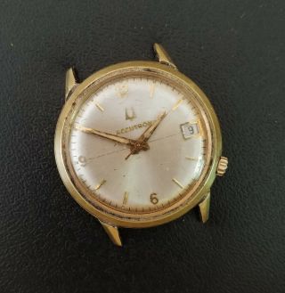 Vintage 1974 N4 Bulova Accutron Mens Wrist Watch