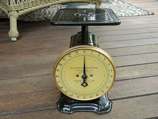 Antique Columbia Family Scale Landers Frary Clark 24 Lb Pat 1907,