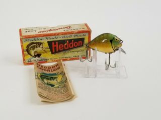 Heddon Punkinseed Vintage Lure 730sun Gold Painted Eyes