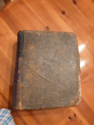 Antique Family Bible Abel Camp Morris Connecticut 1790