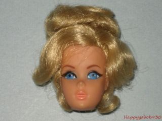 Vintage Mod Barbie With Growin Pretty Hair Circa 1970 Head Only