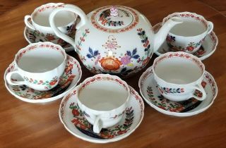 Antique Meissen Porcelain Teapot Floral decoration gold accents 6