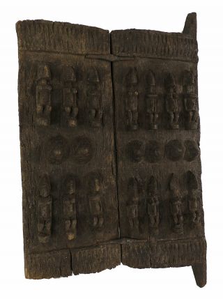 Dogon Door With Figures Mali Miniature African Art Was $650.  00