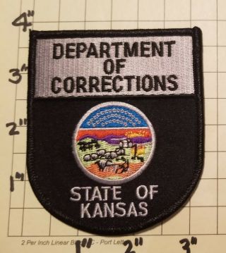 State Of Kansas Department Of Corrections Patch