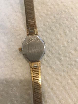 Vintage Ladies 21 Jewels HELBROS Diamond Bezel Watch run well 4