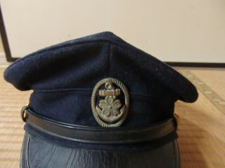 Antique Japanese World War 2 WW2 Imperial Japan Navy Officer Hat Cap RARE 2