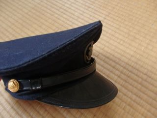 Antique Japanese World War 2 WW2 Imperial Japan Navy Officer Hat Cap RARE 3