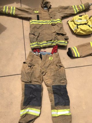 ❤️authentic Morning Pride Fire Deprtm.  Firefighter Suit,  Jacket,  Pants,  Bags&gloves