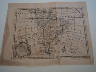 Antique Map: " An Accurate Map Of South America Drawn From The Best Modern Maps "