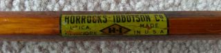 Signed Vintage Horrocks Ibbotson Bamboo Fly Fishing Rod (3 Sections) 7