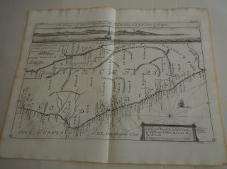 Antique Eng " A Chart And Map Of The Gold Coast Of Guinea From Rio Da Costa To.