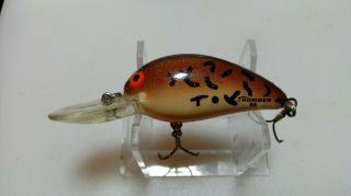 Bomber Bait Co,  Model 6a,  Bsbo (dark Crayfish),  Sparkles All Over Tough Color