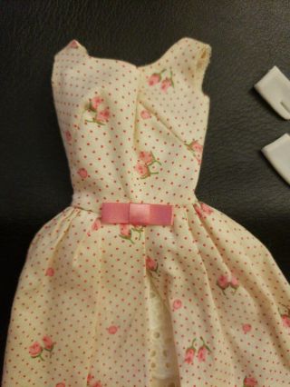 Pristine Vintage Barbie Garden Party Dress Complete 931 2