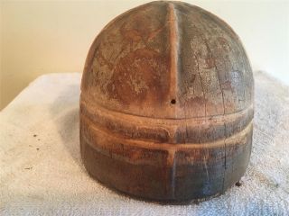 Wooden Round Crown 6 Sections/ Millinery Wood Block Hat Making /form/mold/brim