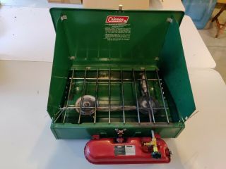 Coleman 2 - Burner Compact Camp Stove Model 425f Dated 2/1983