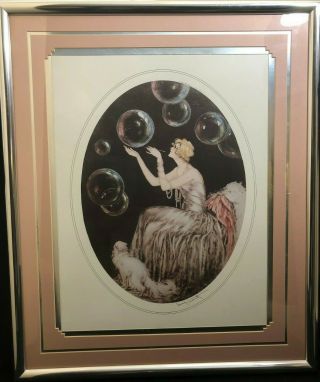 Louis Icart Framed and Matted Print 