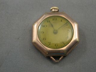 Antique Siva Watch Co Ladies Nurse Pendant Watch 15j Swiss Gold Filled Case
