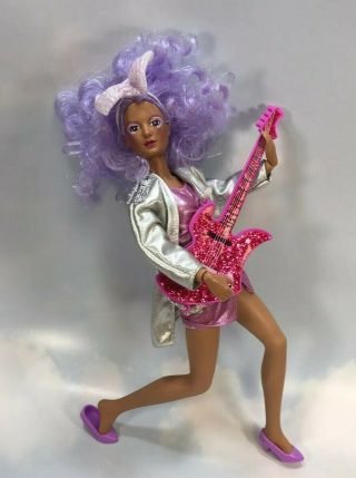 Jem And The Holograms Shana Doll Clothes Shoes Guitar Instrument Hasbro Vintage
