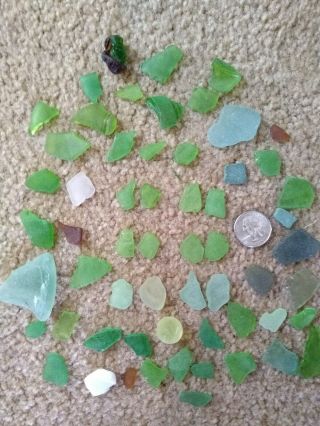 Antique Beach Glass From Lake Erie