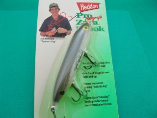 Vintage Heddon Zell Rowland Autographed Pro Zara Spook - Unfished In Package