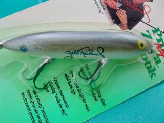 VINTAGE HEDDON ZELL ROWLAND AUTOGRAPHED PRO ZARA SPOOK - UNFISHED IN PACKAGE 3