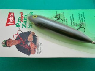 VINTAGE HEDDON ZELL ROWLAND AUTOGRAPHED PRO ZARA SPOOK - UNFISHED IN PACKAGE 4