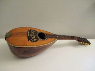 Antique A Galiano Bowl Back Mandolin For Restoration Or Display