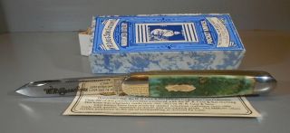 Case Classic Large Cigar Whittler Transition Knife Moss Bone Box &