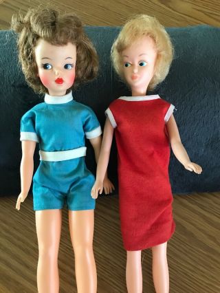 Vintage 1960s 12 " Ideal Tammy Doll & Mary Makeup Doll.
