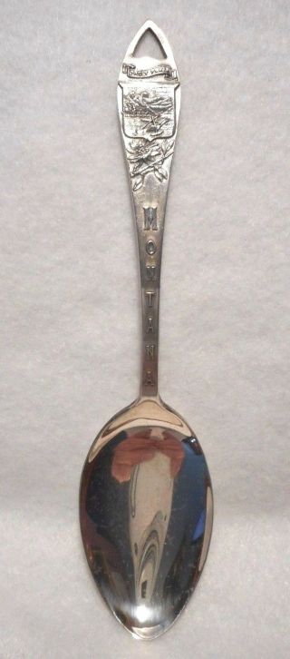Sterling Souvenir Spoon State Of Montana,  Ca.  1930