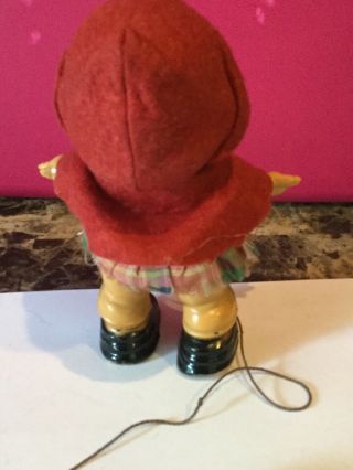 Vintage Walking Doll With String Celluloid Doll 6.  5” Height 4