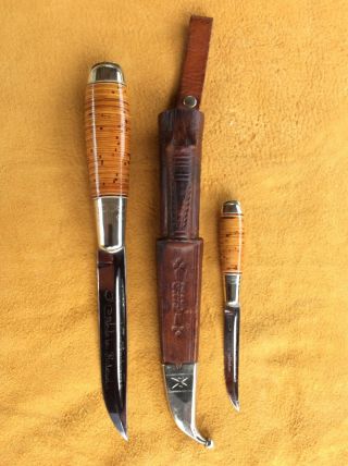Puukko Knife/ Made In Finland/ Vintage Knife Set