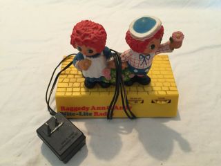 Vintage 1978 Concept 2000 Raggedy Ann Andy Radio Cool