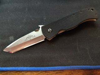 Emerson Knives Cqc - 7bw Sf.  Tanto Satin Blade.  Plain Edge.  Standoffs.