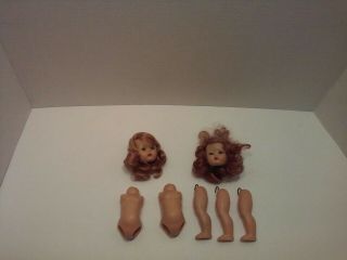 Vintage Early Muffie Doll Parts