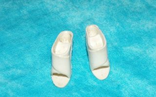 Vintage White Heels Mules Shoes Tuesday Taylor Completer Item Minty