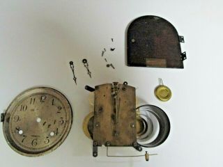 Vintage Antique Herschede Hall Co.  Mantel Clock Movement Replacement Parts