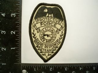 Old Federal Doe Los Alamos,  Nm Nts Police Patch Var.  Rapid Resp Security Team