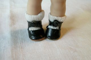Vintage Center Snap Shoes For Ginny,  Muffie,  Wendy,  Ginger And Similar Dolls