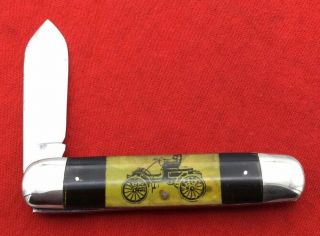 Vintage Aerial Cutlery 1 - Blade Equal End Cigar Jack Picture Knife c.  1912 - 1940 2
