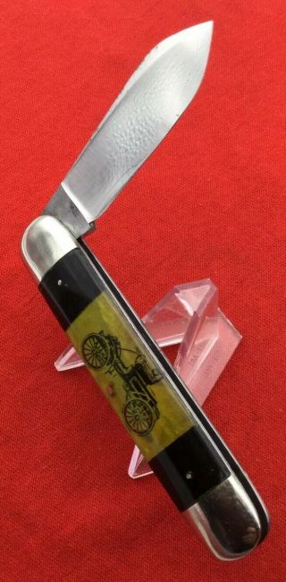 Vintage Aerial Cutlery 1 - Blade Equal End Cigar Jack Picture Knife c.  1912 - 1940 8