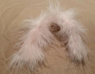 Vintage Barbie 1966 Sears Exclusive Pink Formal Marabou Feather Boa 3