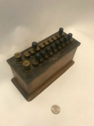L&n Leeds And Northrup Variable Precision Resistor Antique Decade Box