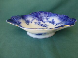 Antique La Belle Flow Blue China Bowl